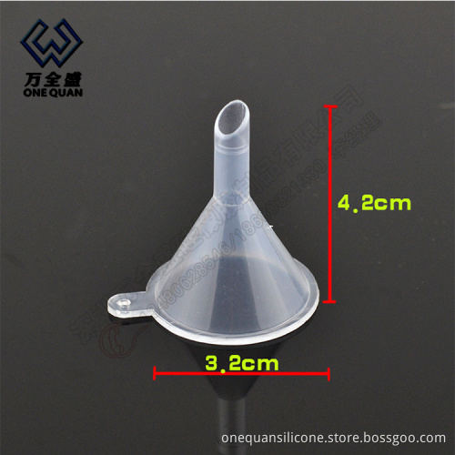 colored cheap price food grade plastic kitchen mini funnel